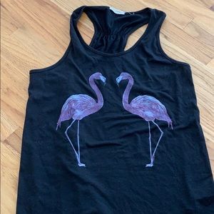 Vici- Racer back flamingo tank